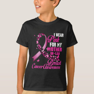 I Bära Rosa för min Mor-in-law-bröstcancermetod T Shirt