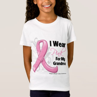 I Bära Rosa för min mormor - bröstcancer T Shirt