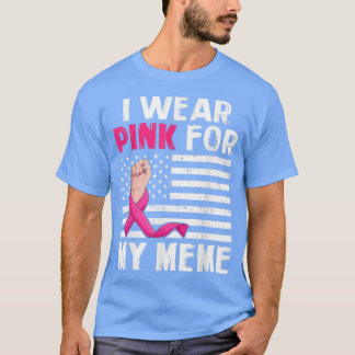I Bära Rosa för min Rosa Ribbon Breast Cancer T Shirt