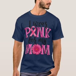 I Bära Rosa för min Sol om bröstcancer i Mamma T Shirt