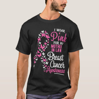 I Bära Rosa för min Svärmor bröstcancer T Shirt