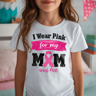 I Bära Rosa för mitt Mamma, medvetenhet om bröstca T Shirt