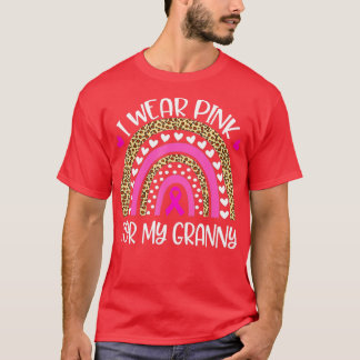 I Bära Rosa för stöd för bröstcancermånaden T Shirt