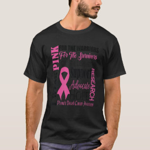I Bära Rosa for Warriors Breast Cancer Awareness S T Shirt