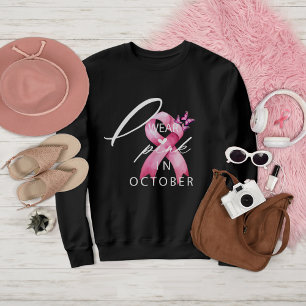 I Bära Rosa i oktober Breast Cancer Awareness T Shirt