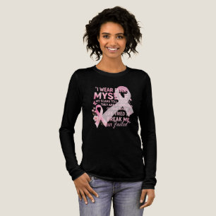 I Bära Rosa inspirational Cancer Survivor T Shirt