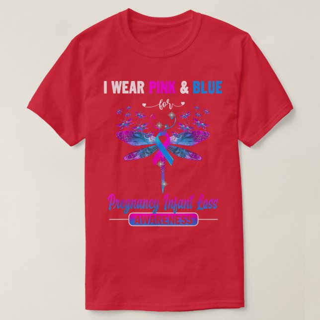 I Bära Rosa och ersättning för spädbarnsförluster  T Shirt (Design framsida)