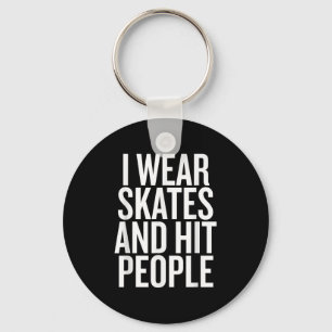 I Bära Skates och Slå människor citat Nyckelring