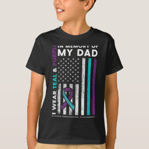 I Bära Teal& Lila till minne av min Pappa Suic T Shirt