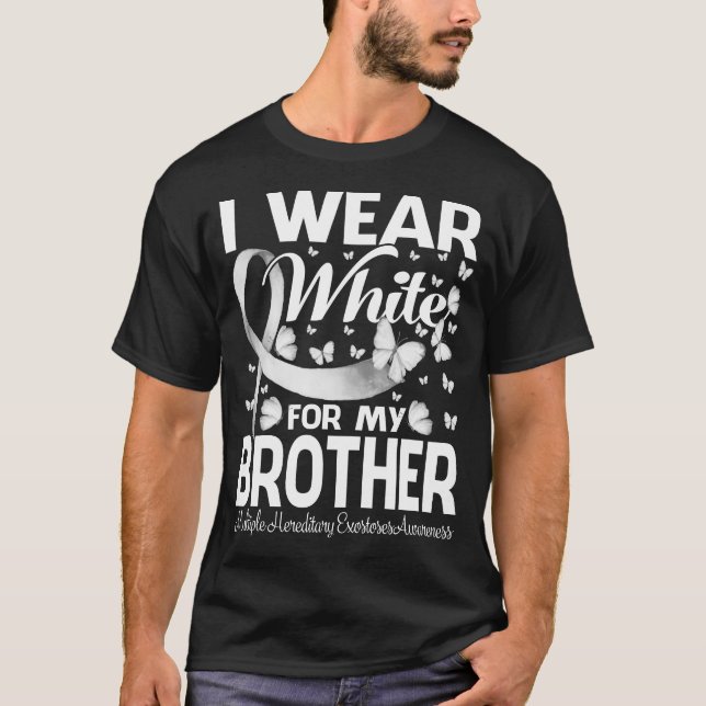 I Bära Vit för min bror Många Hereditary T Shirt (Framsida)