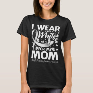 I Bära Vit för mitt Mamma Många ärftliga T Shirt