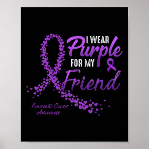 I Bärans Lila för Friend Pancreatic Cancer Awarene Poster