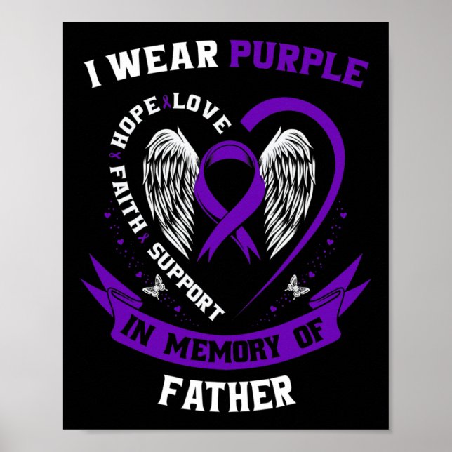 I Bärans Lila till minne av Far Pappa Poster (Framsidan)
