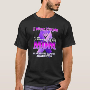 I Bärans Lila till minne av min Mamma pankreascan T Shirt