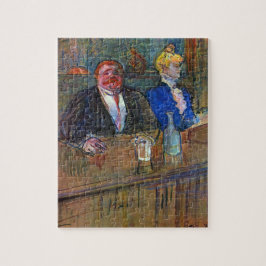 I baren av Toulouse Lautrec, Vintage Fine Art Pussel