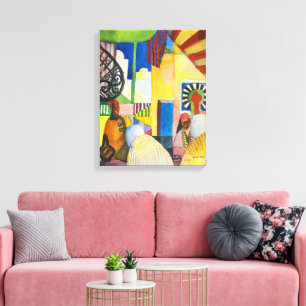 I Bazaar Auguste Macke Canvastryck