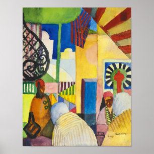 I Bazaars   Auguste Macke   Poster