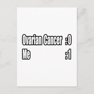 I Beat Ovarian Cancer (resultattavla) Vykort