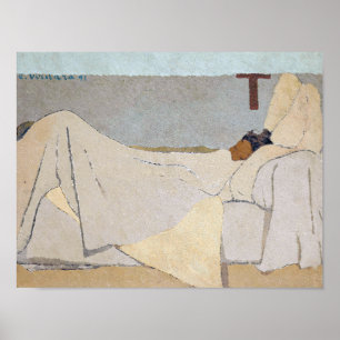 I Bed Edouard Vuillard Poster