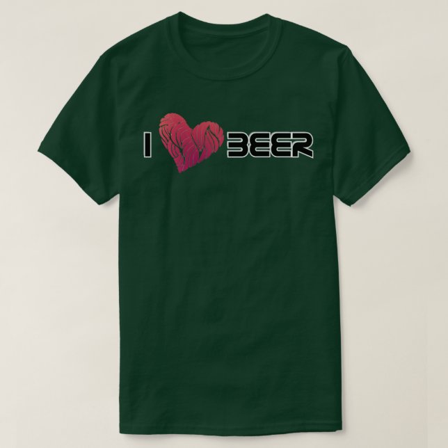 I BEER T SHIRT (Design framsida)