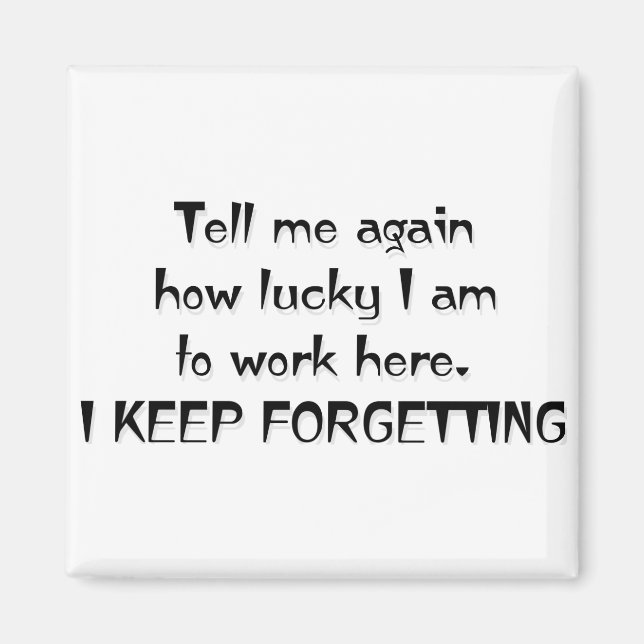 I BEHÅLLA FORGETTER MAGNET (Framsidan)