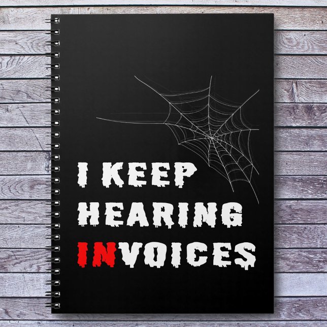 I Behålla Hearing Invoices Accountant Anteckningsbok (Skapare uppladdad)