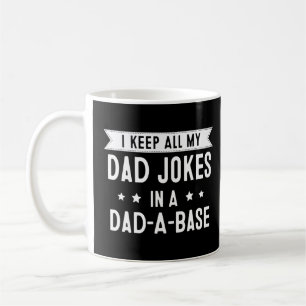 I Behålla hela mitt Pappa skämt i en Pappa-A-bas-P Kaffemugg
