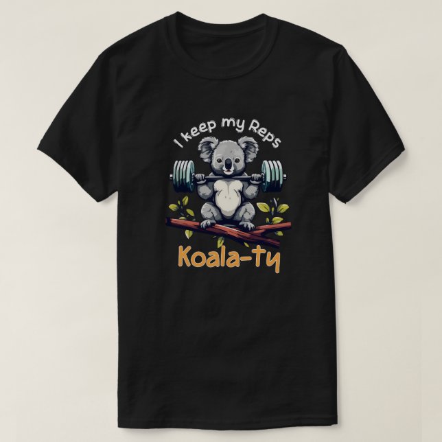 I behålla Mitt svar Koalaty T Shirt (Design framsida)