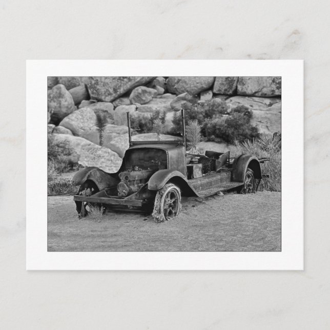 " I behov av en Kort-DOF Black & White " Vykort (Framsida)