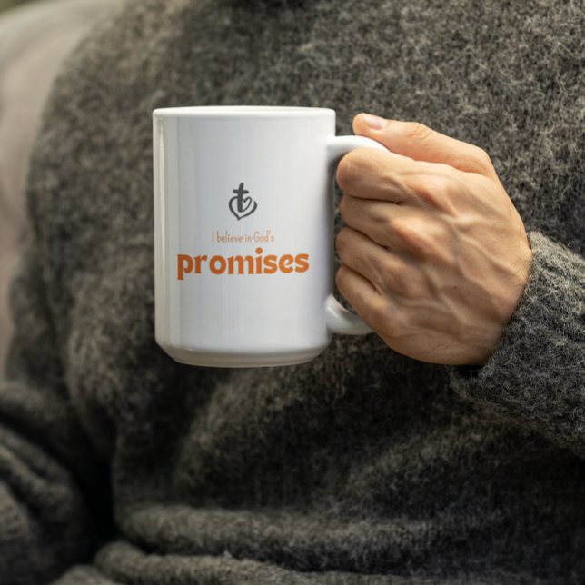 I believe in Gods Promises-Faith Kaffemugg (Skapare uppladdad)
