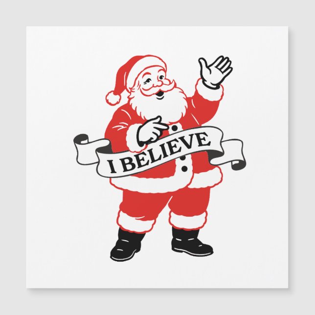 I Believe in Santa - Vintage Art (Framsida)