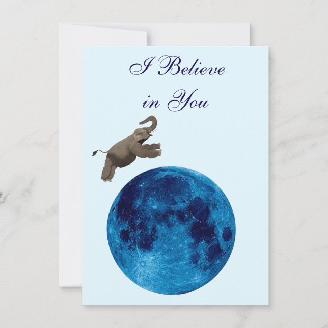 I Believe in You Note Card Anteckningskort (Framsida)