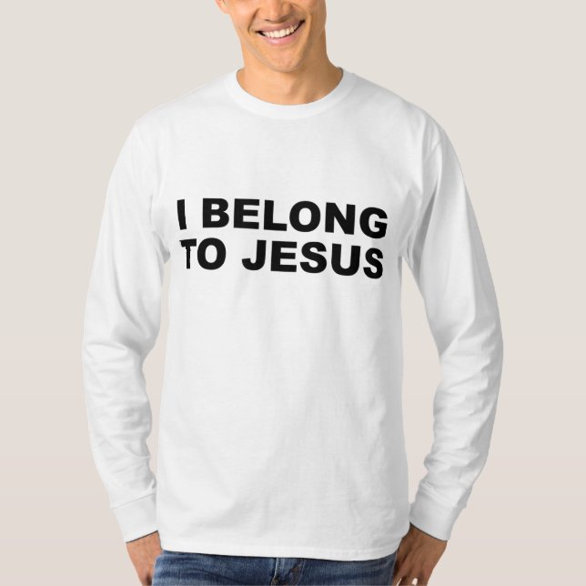 I Belong to Jesus - Cute Christian Gift T Shirt (Framsida)