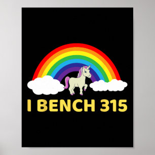 I Bench 315 Bench Press 315 Lb Klubb Bodybuilding Poster
