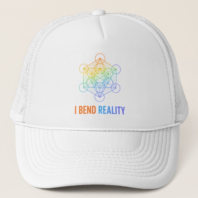 I Bend Reality – Sacred Geometry Energy Design Keps (Framsida)