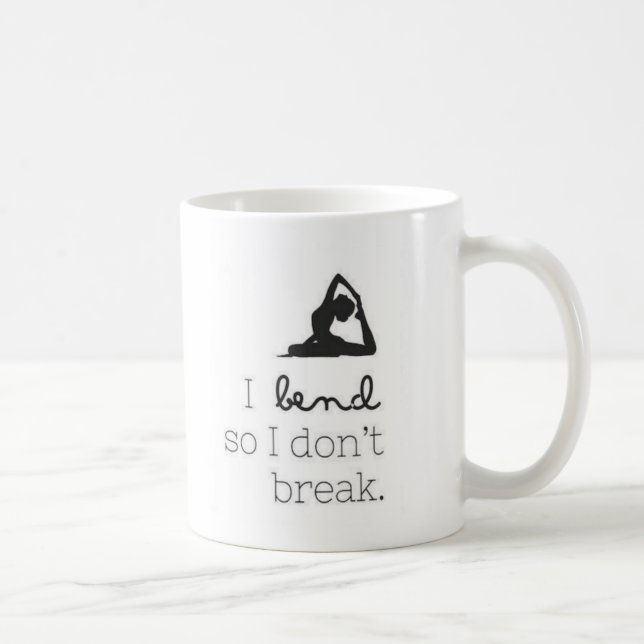 I bend Yoga mug Kaffemugg (Höger)