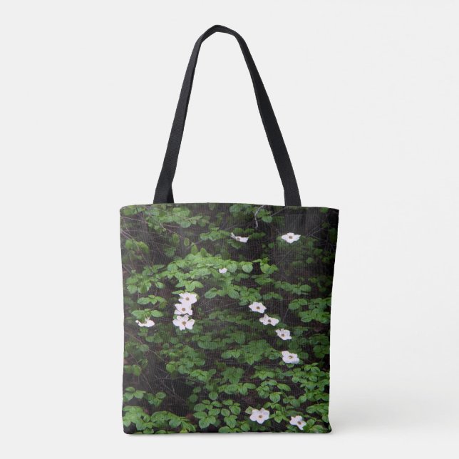 I bergen växer blommorna.. tygkasse (Baksida)