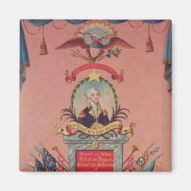 I beröm till George Washington Magnet (Framsidan)