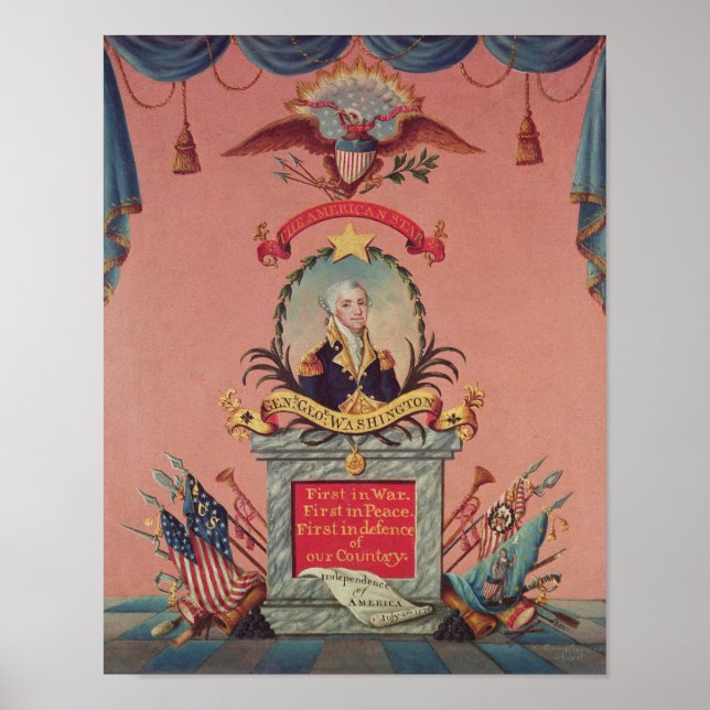 I beröm till George Washington Poster (Framsidan)