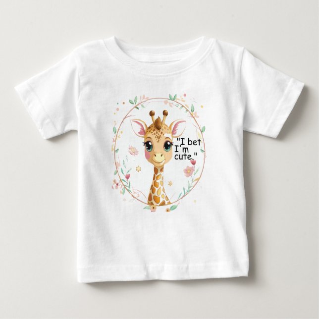 I bet I am Cute T Shirt (Framsida)
