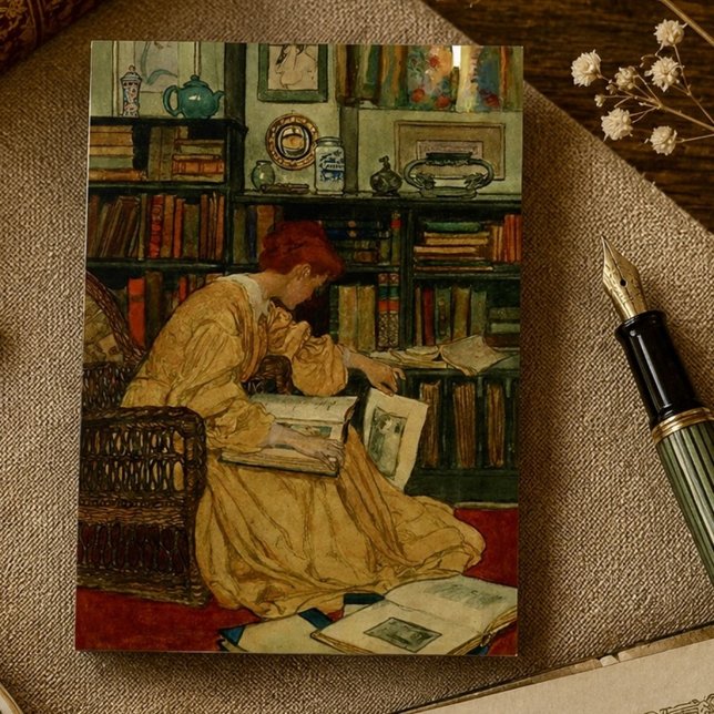 I BIBLIOTEK VISITKORT (Skapare uppladdad)