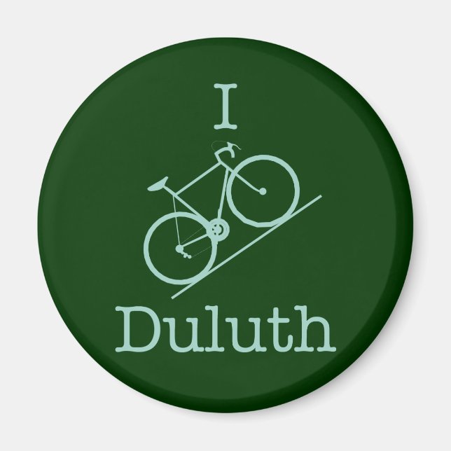I Bike Duluth Magnet (Framsidan)
