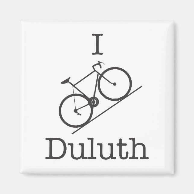 I Bike Duluth Magnet (Framsidan)