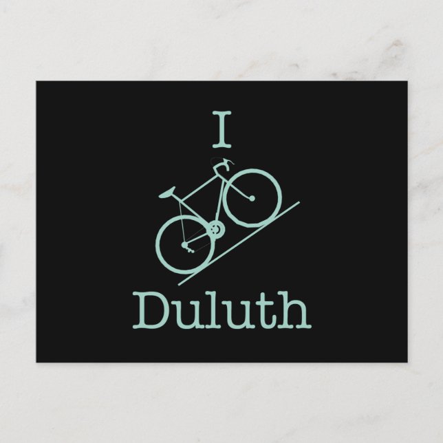 I Bike Duluth Vykort (Framsida)