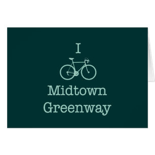 I Bike Midtown Greenway Hälsningskort