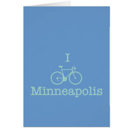 I Bike Minneapolis Hälsningskort