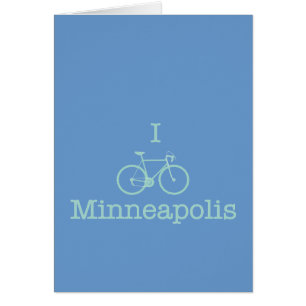 I Bike Minneapolis Hälsningskort