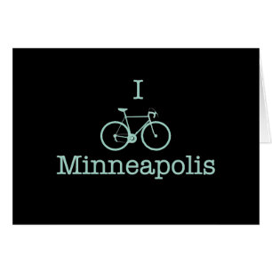 I Bike Minneapolis Hälsningskort