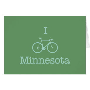 I Bike Minnesota Hälsningskort