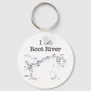 I Bike Root River Nyckelring